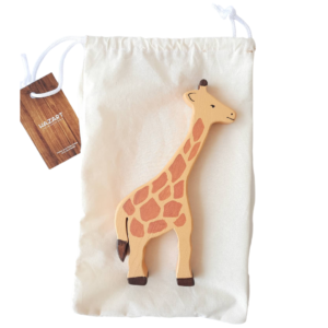 girafe en bois