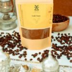 Ingrédients graines de café, cardamomes, écores d’oranger, poids chiche, coriandre