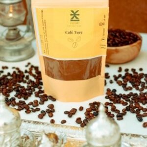 Ingrédients graines de café, cardamomes, écores d’oranger, poids chiche, coriandre